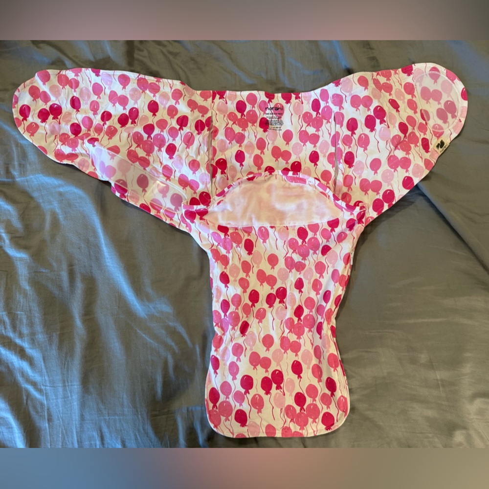 Pink Balloon Print Norani Swaddle